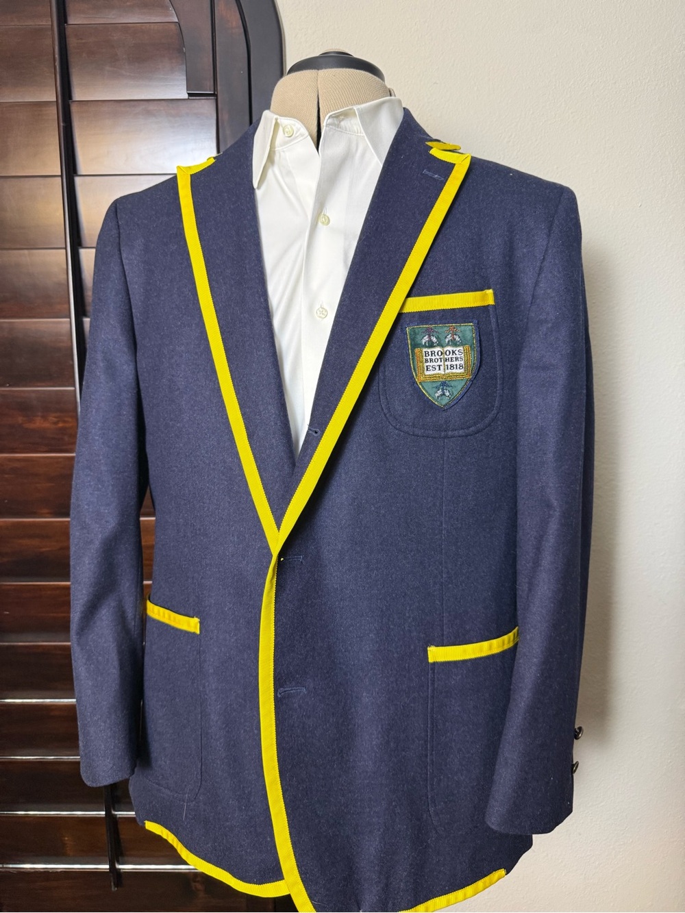 Brooks Brothers 46R Regent Wool Rowing Suit VBC Italy Slim Fit Rare